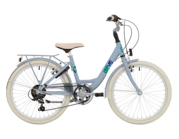 Bike Fun Kids - Love Girl (blauw) 24"